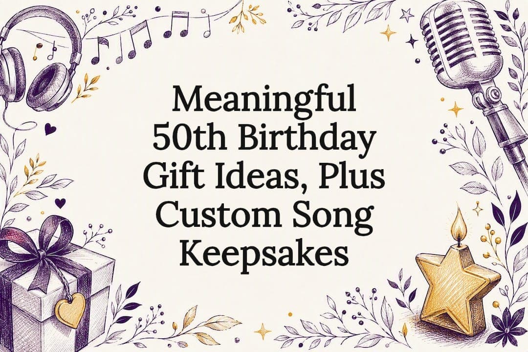Meaningful 50th Birthday Gift Ideas, Plus Custom Song Keepsakes
