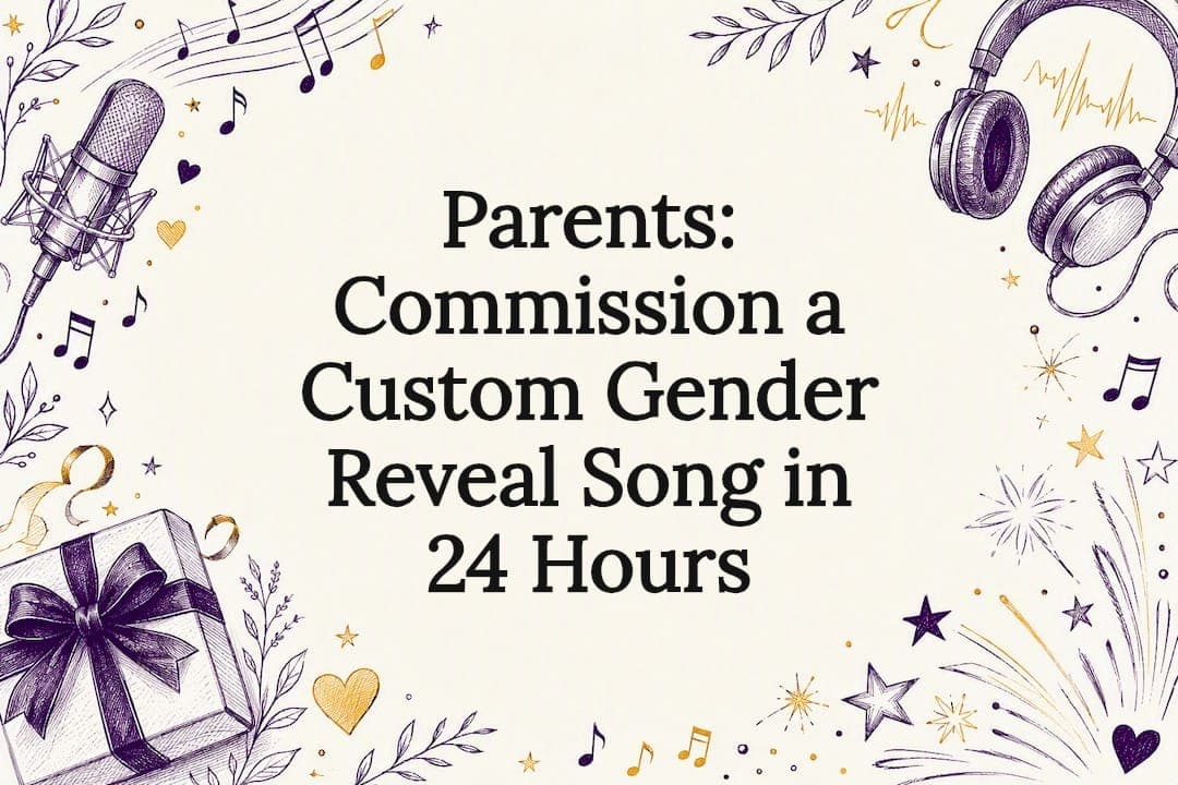 Parents: Commission a Custom Gender Reveal Song in 24 Hours