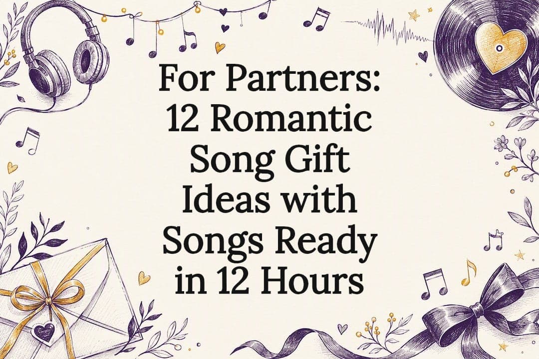 For Partners: 12 Romantic Song Gift Ideas with Songs Ready in 12 Hours