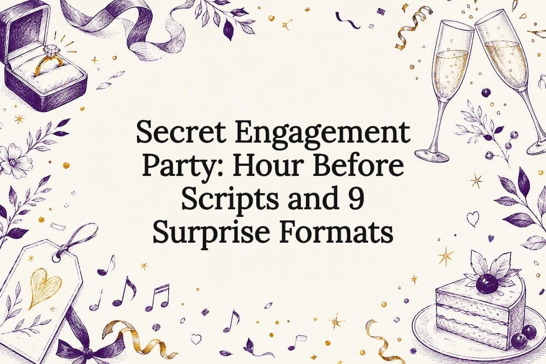 Secret Engagement Party: Hour Before Scripts and 9 Surprise Formats