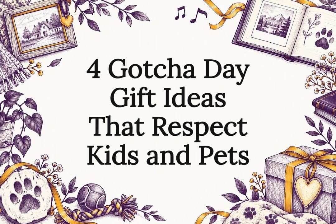 4 Gotcha Day Gift Ideas That Respect Kids and Pets