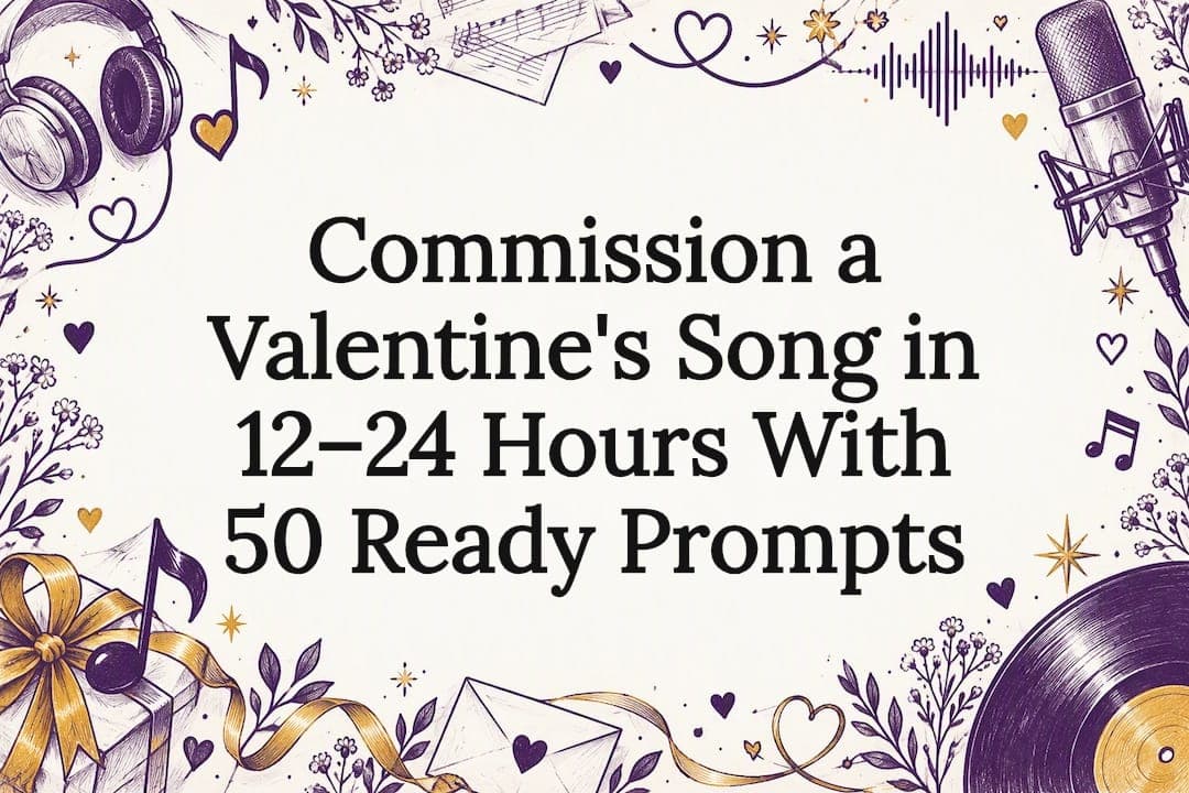 Commission a Valentine's Song in 12–24 Hours With 50 Ready Prompts