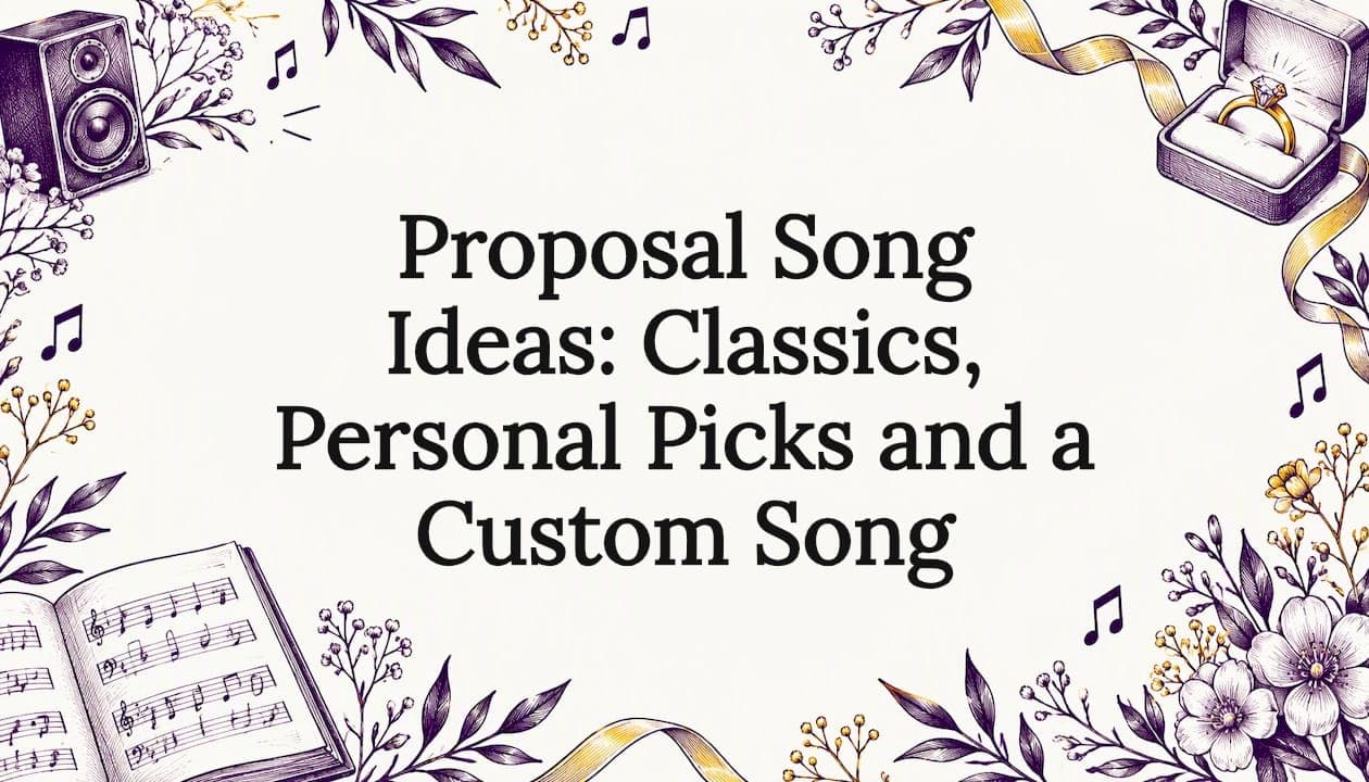 Proposal Song Ideas: Classics, Personal Picks and a Custom Song