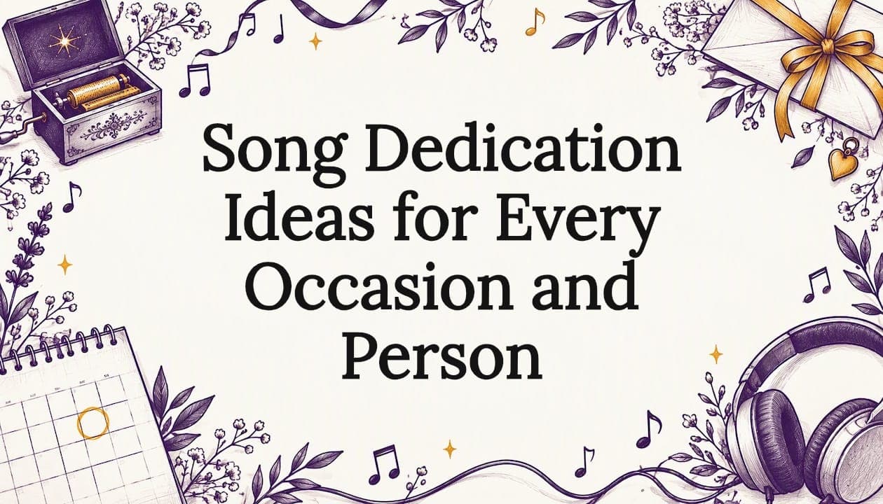 Song Dedication Ideas for Every Occasion and Person