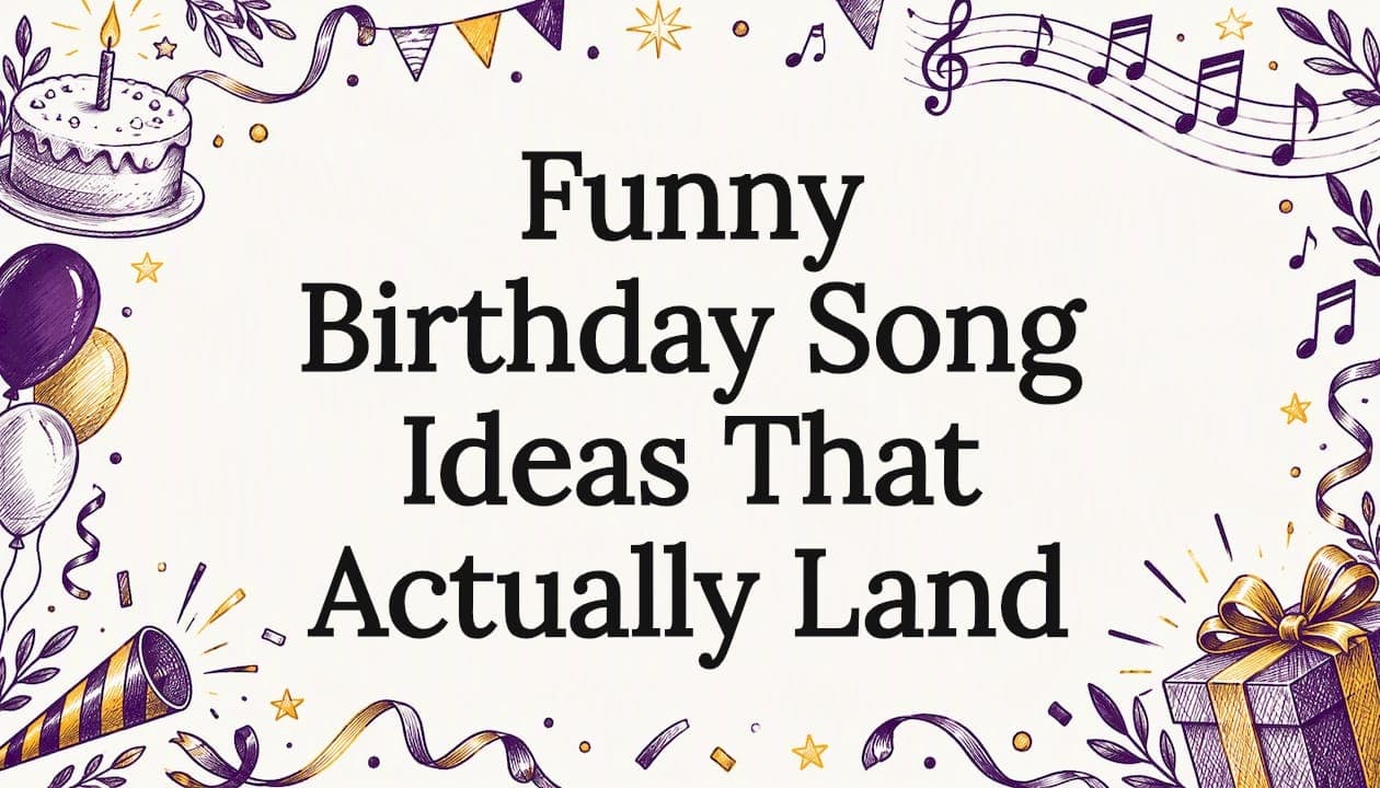 Funny Birthday Song Ideas That Actually Land